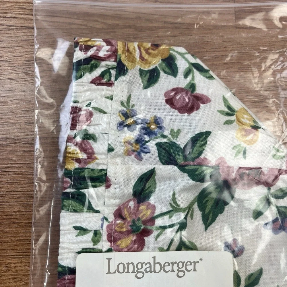Longaberger Fabric Liner for Address Basket Garden Splender NEW‎ LINER ONLY